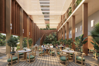 All day dining with alfresco seating